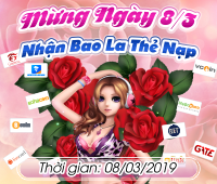 Mừng Ngày 8-3- Nhận Bao La Thẻ Nạp