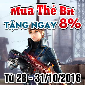 Mua thẻ BIT - Nhận ngay 8%