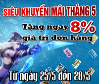 Siêu khuyến mãi tháng 05