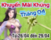 Tưng bừng khuyến mãi tháng 04