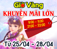 Giờ Vàng - Khuyến Mãi Lớn