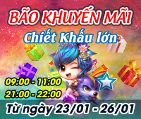 Bão Khuyến Mãi - Chiết Khấu Lớn