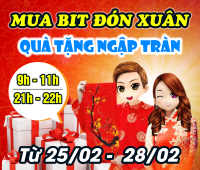 Mua Bit Đón Xuân - Quà Tặng  Ngập Tràn