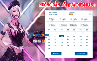 Hướng dẫn đổi quà điểm danh