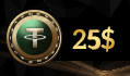 Thẻ 25 $Trumcoin