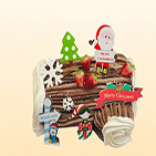 Bánh kem noel hình khúc cây Amour