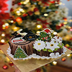 Bánh kem khúc cây Noel 1