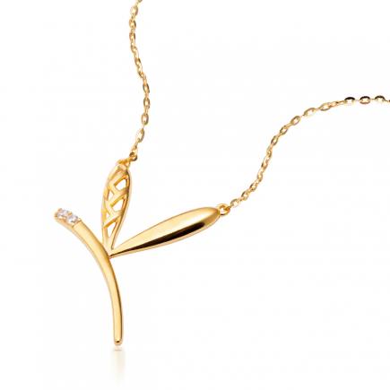 Dây cổ bạc đính đá PNJSilver