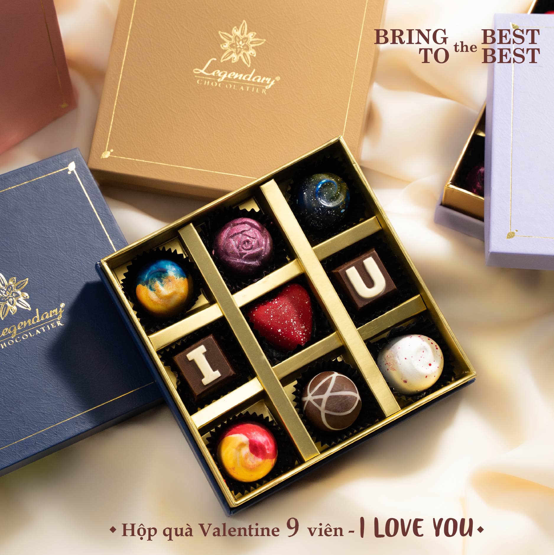 Hộp quà Valentine 9 viên