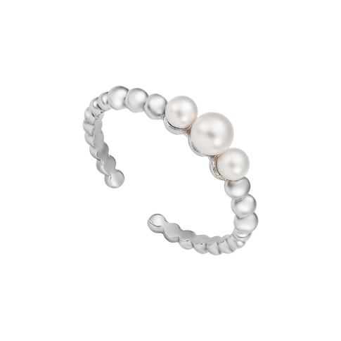 Nhẫn bạc đính ngọc trai PNJ STYLE x CHOU CHOU