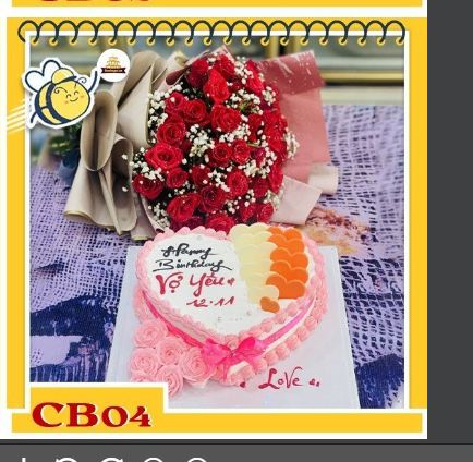 Bánh kem + Hoa CT