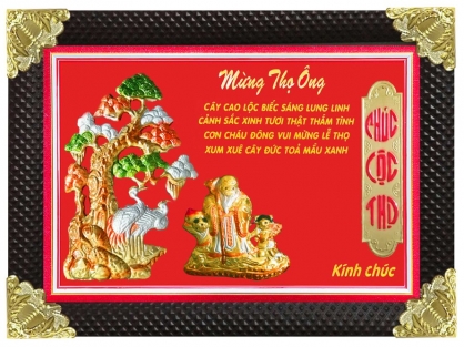 Tranh Mừng Thọ Ông Bà