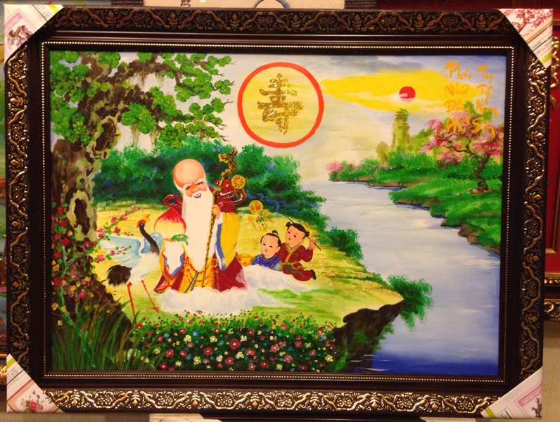 Tranh Vẽ Mừng Thọ