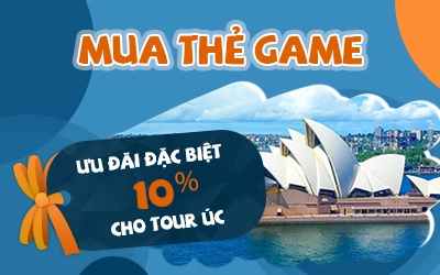 Mua Thẻ Game - Ưu Đãi Đặc Biệt 10% Cho Tour Úc