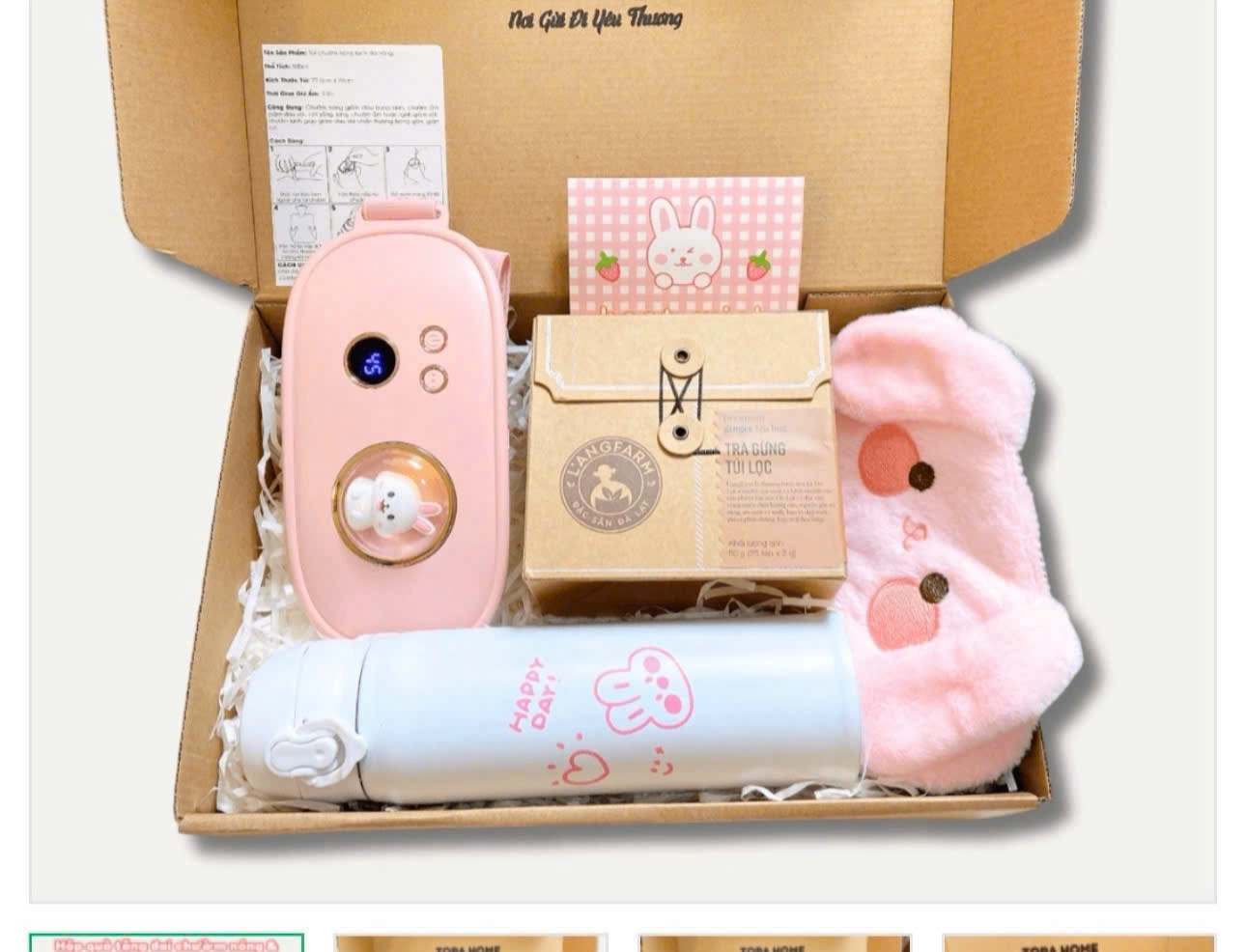 Set quà tặng cho nữ + hộp quà