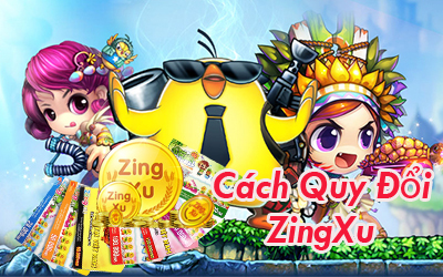 Cách quy đổi Zing xu để sử dụng trong các game của VNG