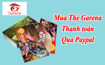 Mua thẻ Garena bằng Paypal
