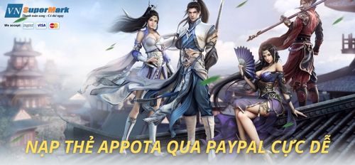 Mua thẻ Appota cực dễ qua tài khoản Paypal