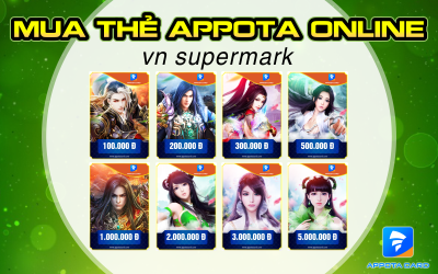 Thẻ nạp appota sử dụng cho những tựa game nào?