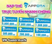Mua thẻ Appota online thanh toán tiện lợi qua Paypal, Visa, Mastercard