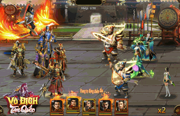 Game chiến thuật đáng chơi Vô Địch Tam Quốc