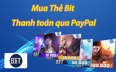 Mua thẻ Bit bằng Paypal
