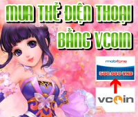 Mua thẻ điện thoại bằng thẻ Vcoin