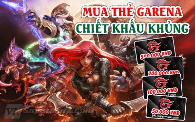Mua Thẻ Garena Chiết Khấu Khủng, Bạn đã Thử Chưa