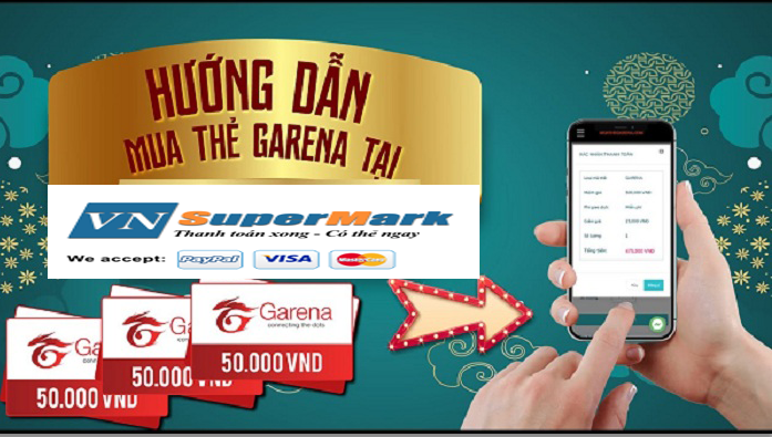 Cách mua thẻ Garena xuyên lục địa chỉ trong 2 phút