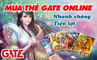 Mua thẻ Gate online nhanh chóng và tiện lợi