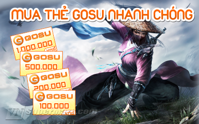 Cách Mua Thẻ Gosu Nhanh Chóng, Tiện Lợi Vnsupermark.com