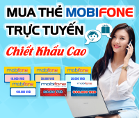 Mua thẻ điện thoại Mobifone thanh toán trực tuyến