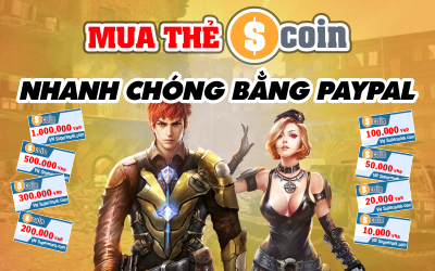 Mua thẻ Scoin thanh toán bằng Paypal nhanh chóng và tiện lợi