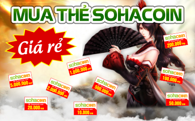 Thẻ Sohacoin giá rẻ chưa bao giờ hết Hot