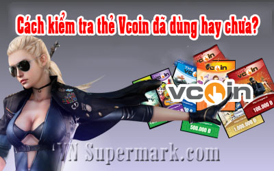 Làm thế nào để kiểm tra thẻ Vcoin đã nạp hay chưa?