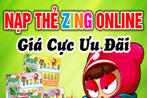 Mua thẻ Zing online chiết khấu cao