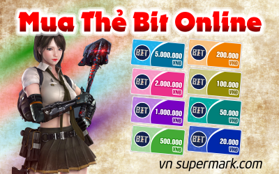 Mua thẻ Bit online nạp được những game nào