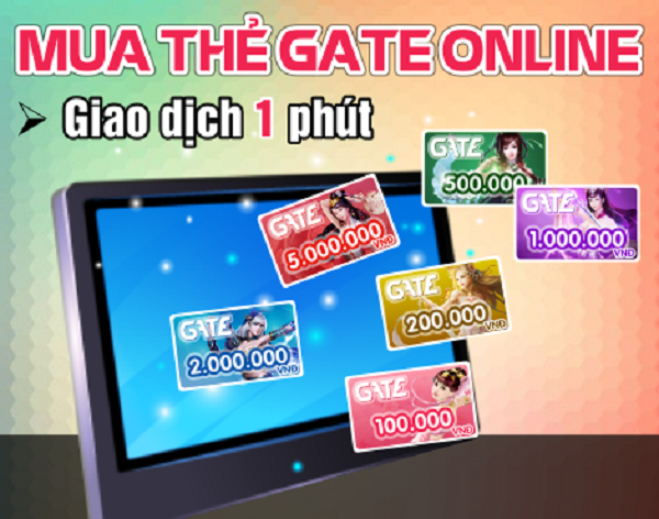 Cách mua thẻ Gate online chiết khấu khủng, bạn đã thử chưa