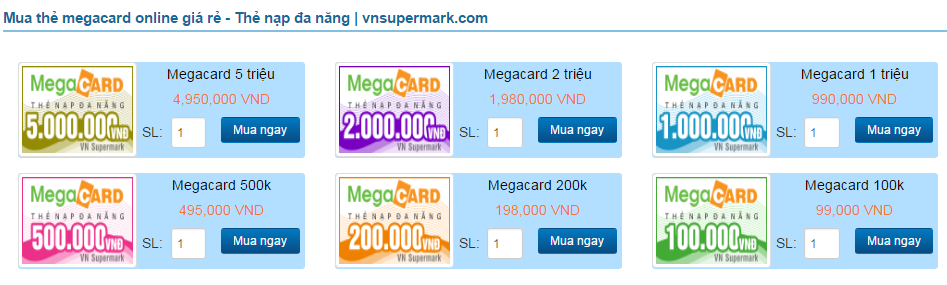 Nơi mua thẻ megacard nhanh chóng giá rẻ bạn đã biết chưa