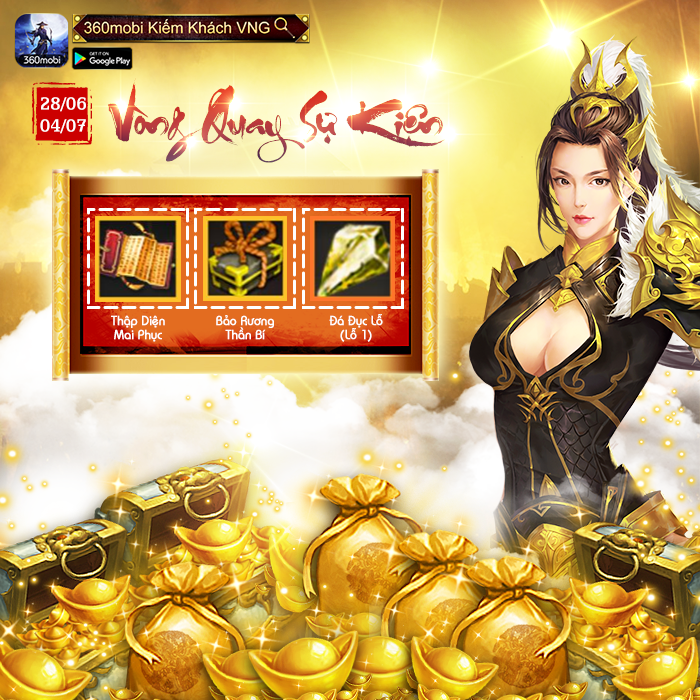 Nạp thẻ Zing Kiếm Khách 360 Mobile nhận quà khủng mùa World Cup